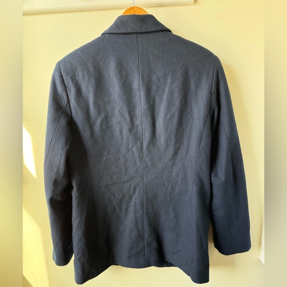 J CREW Classic Navy Blue Wool Blend Blazer Preppy Academia Vintage‎ Ivy 10 - Picture 2 of 6